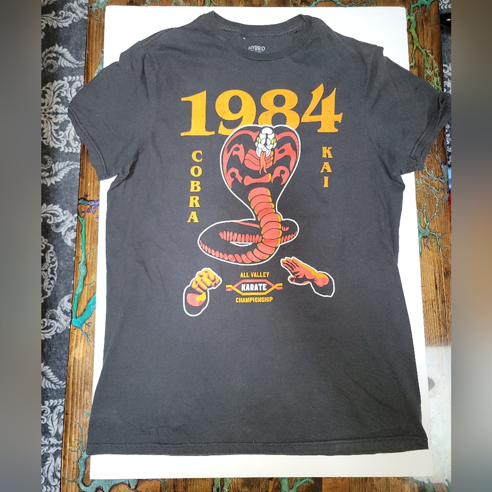 Men's Medium Cobra Kai Karate Kid Tee Shirt T-Shirt